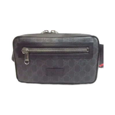 GUCCI GG Supreme Waist Bag "Black"