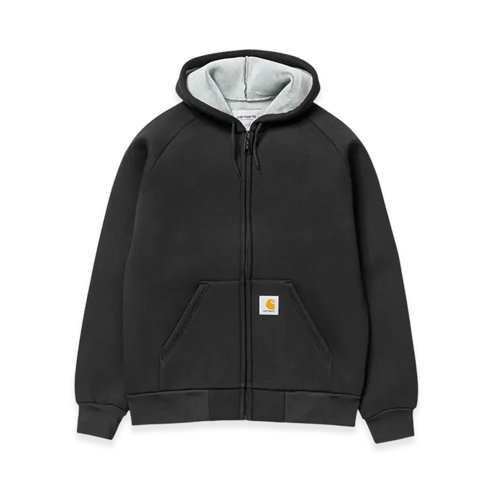 Carhartt WIP Zip Up Hooded "Black/Grey"