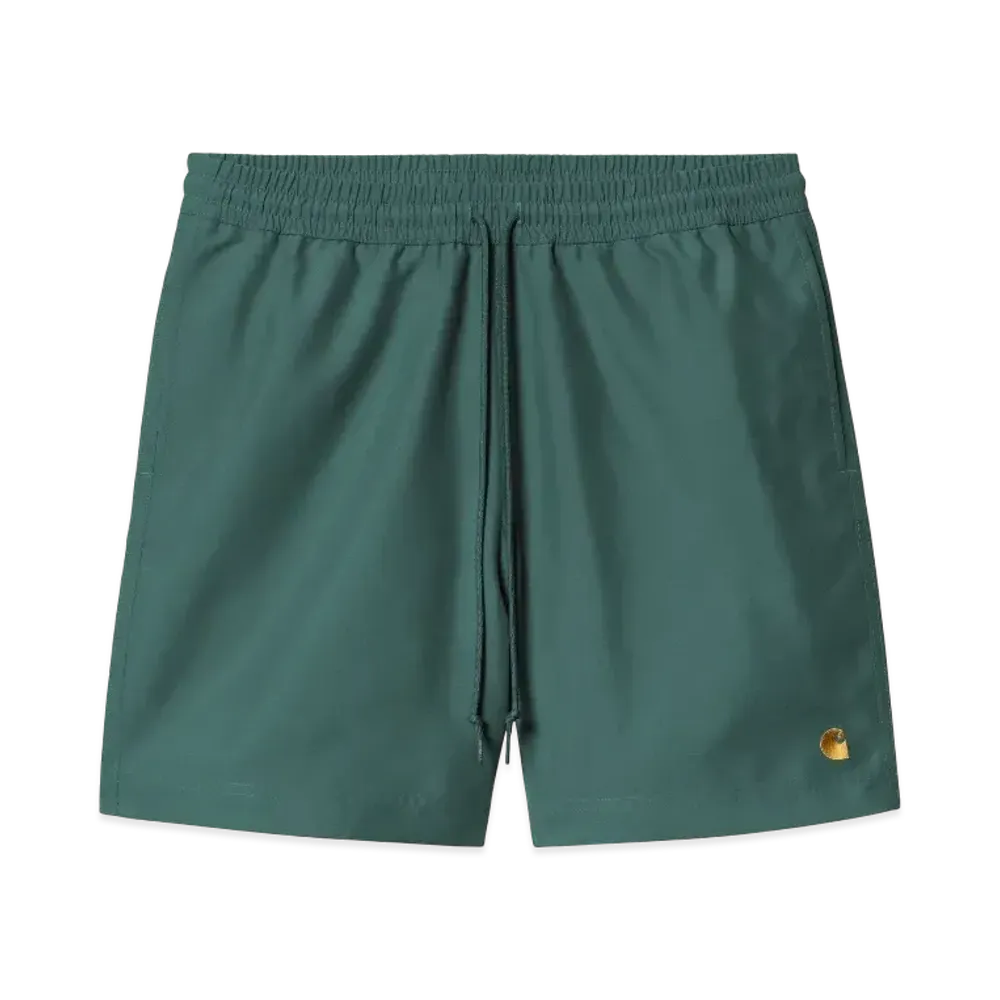 Carhartt WIP Chase Swim Trunks "Rainforest/Gold"