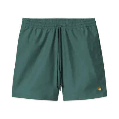 Carhartt WIP Chase Swim Trunks "Rainforest/Gold"