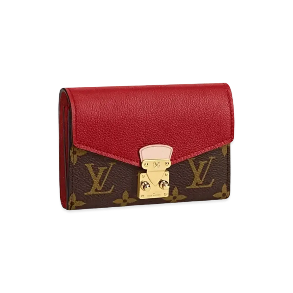 Louis Vuitton Palas Compact Wallet Monogram "Cerise"