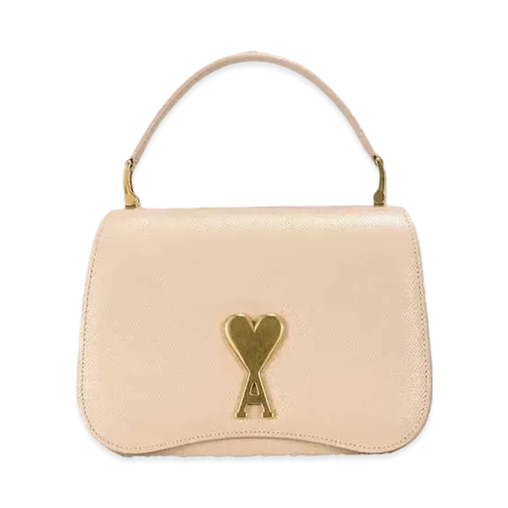 AMI PARIS Paris Paris Shoulder Bag Mini "Nude Pink"