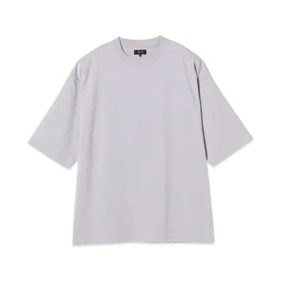 BEAMS Loose Mercerized T-Shirt "LightGray"