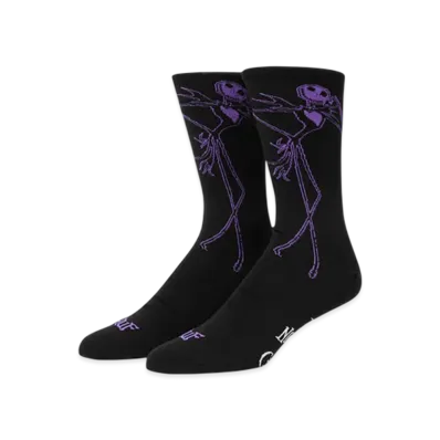 HUF WINTER 25 Jack Skellington Crew Socks "Black"