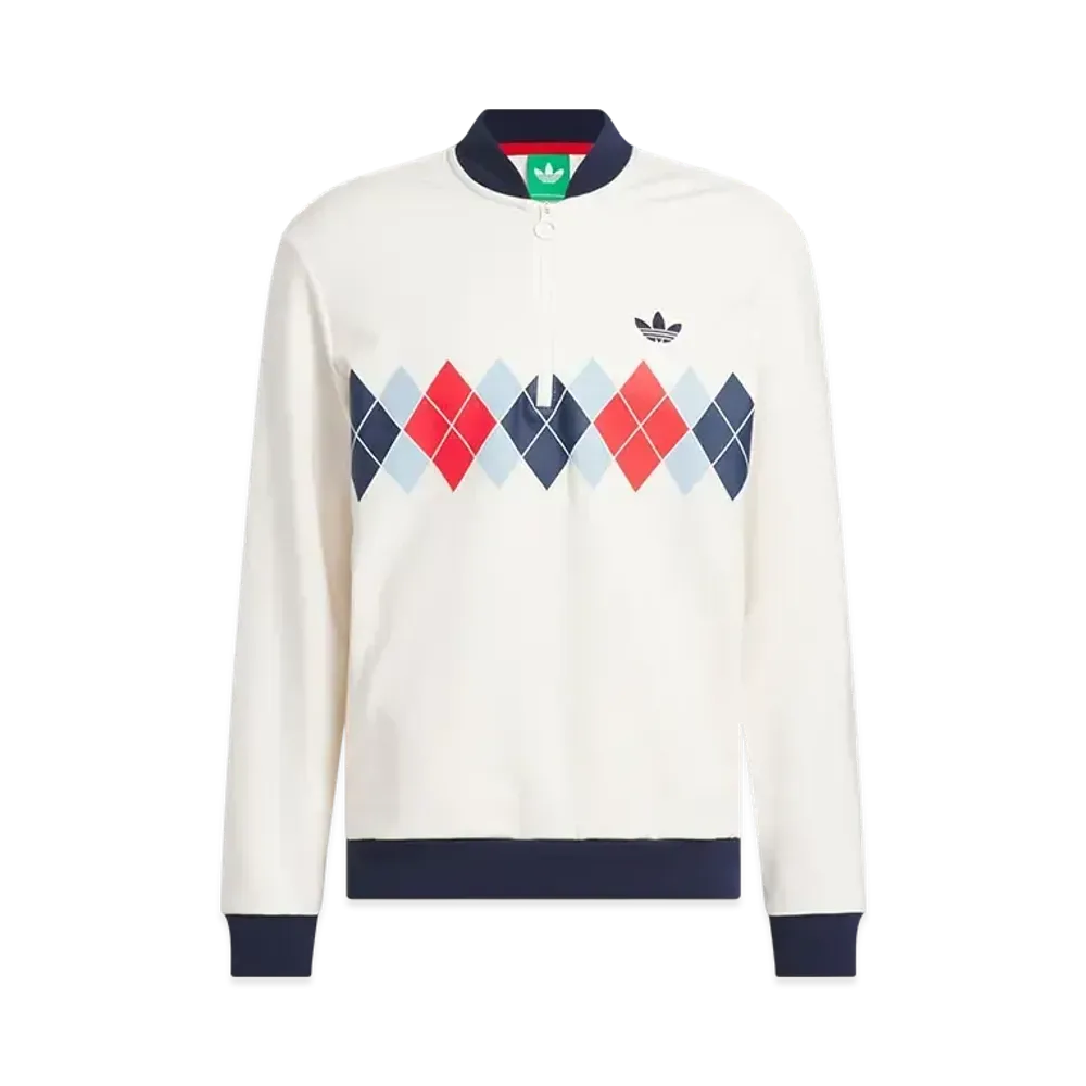 adidas Originals Golf Argyle HZ Sweat "Chalk White"