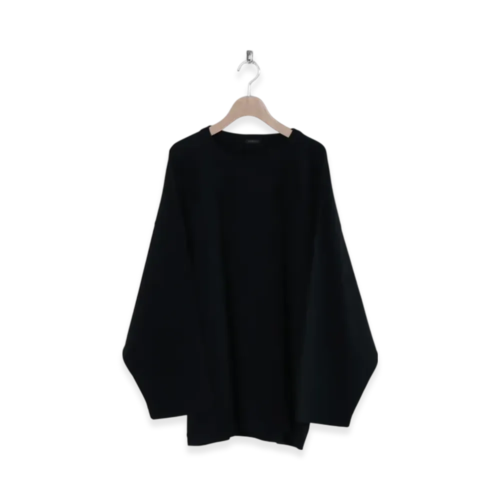 COMOLI Football T-Shirt "Black"