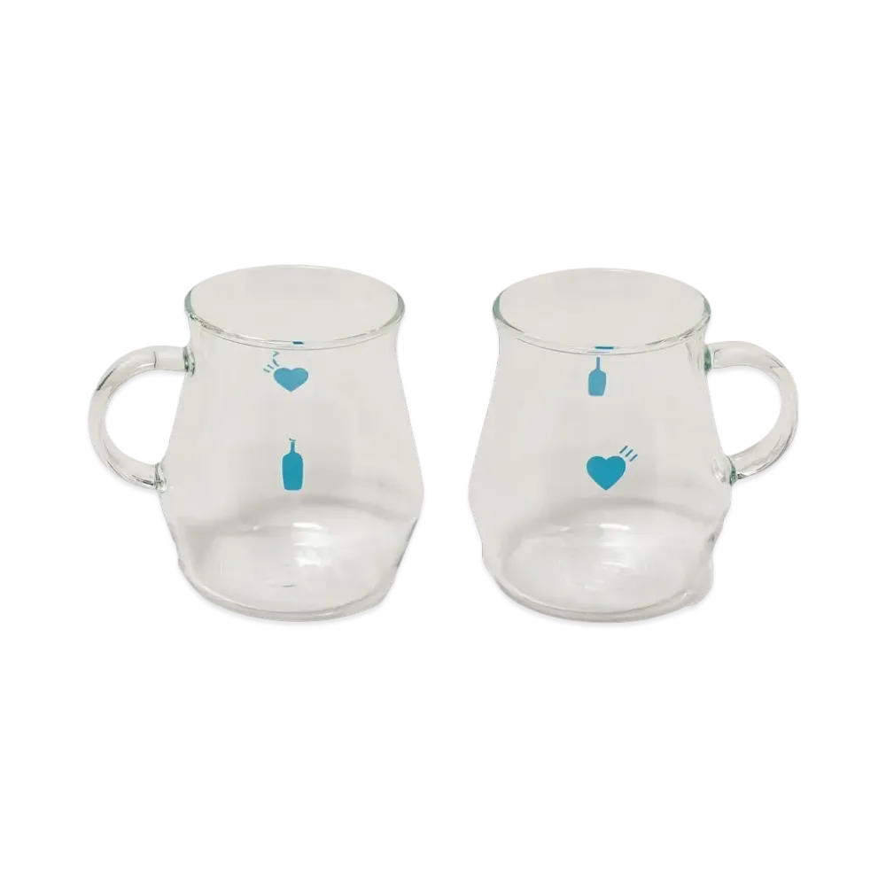 HUMAN MADE x Blue Bottle Coffee Glass Mug "Clear"