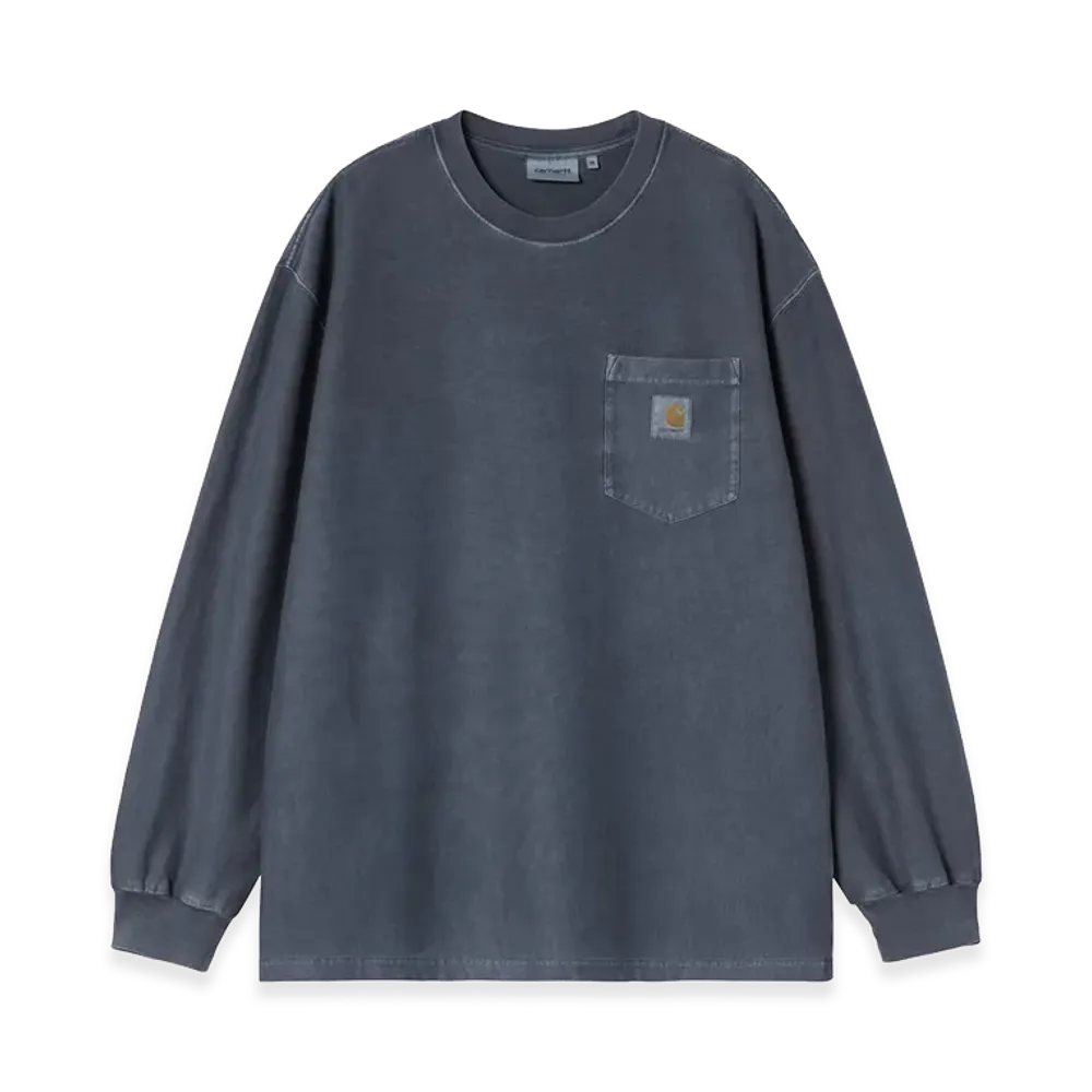 Carhartt WIP L/S Loose Pocket T-Shirt "Dark Navy/Garment Dyed"