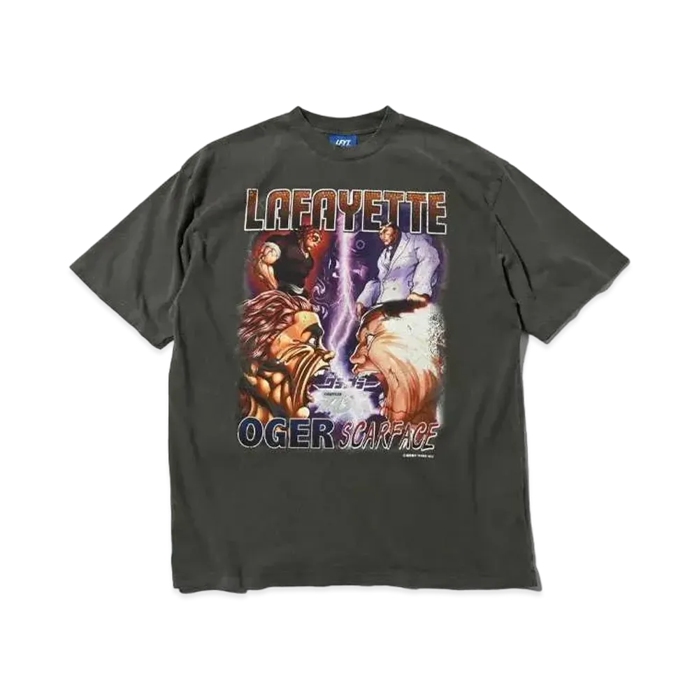 刃牙 x LFYT VS TEE "VINTAGE BLACK"