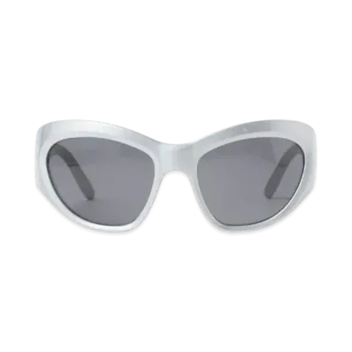 BEAMS FUTURE ARCHIVE Big Square Eye Wear "Silver"