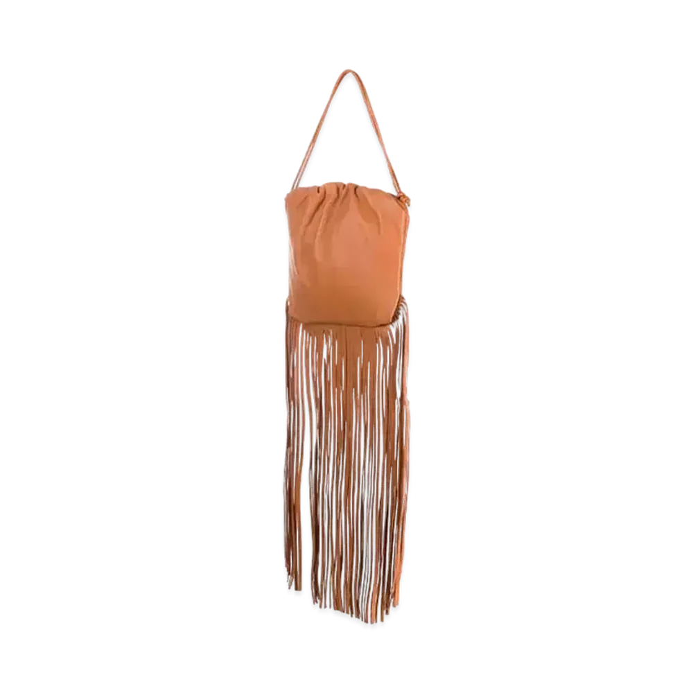 Bottega Veneta The Fringe Pouch "Clay"