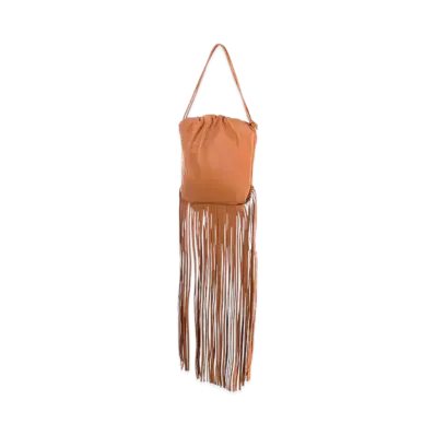 Bottega Veneta The Fringe Pouch "Clay"