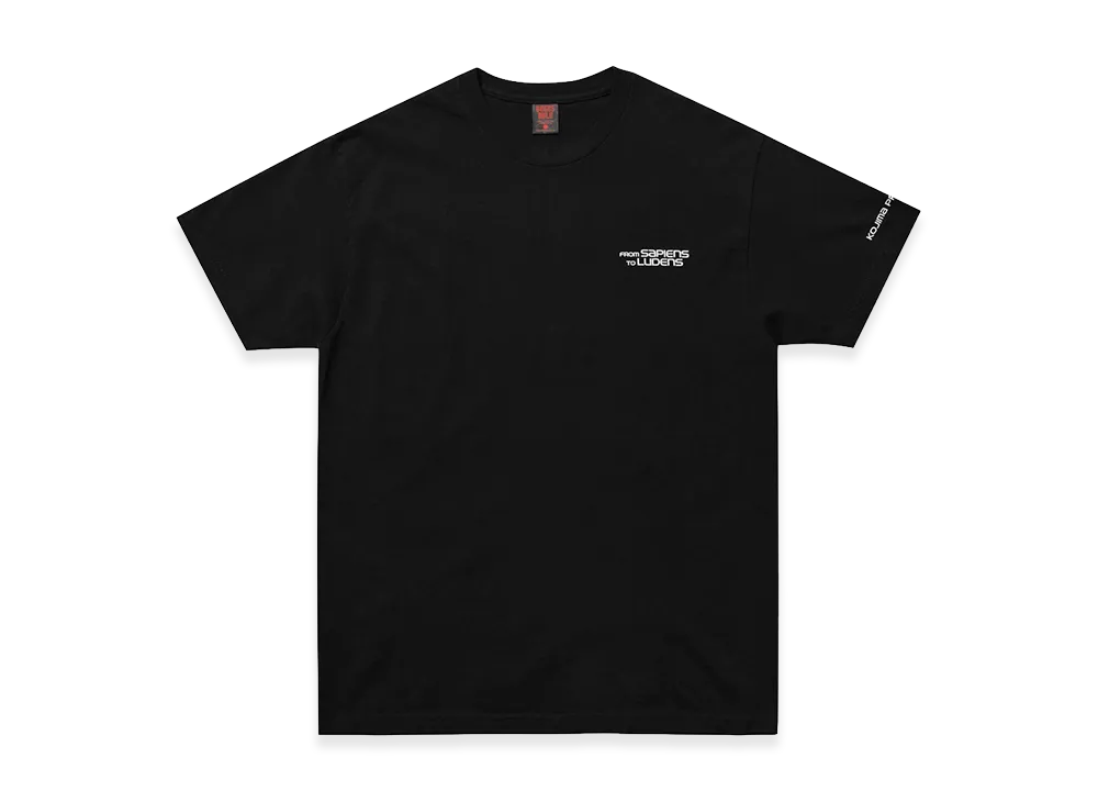 Geeks Rule x KOJIMA PRODUCTIONS Ludens Silkscreen Printing T Shirt 03 "Black"