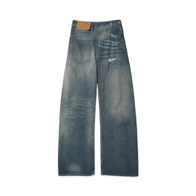 MM6 Maison Margiela Pants 5 Pockets "Medium Blue"
