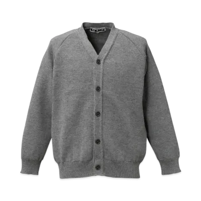 COMME des GARCONS V-Neck School Cardigan "Grey"