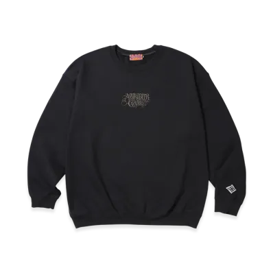 APHRODITEGANG Classic Logo Embroidery Sweat Shirt "Black/Charcoal"