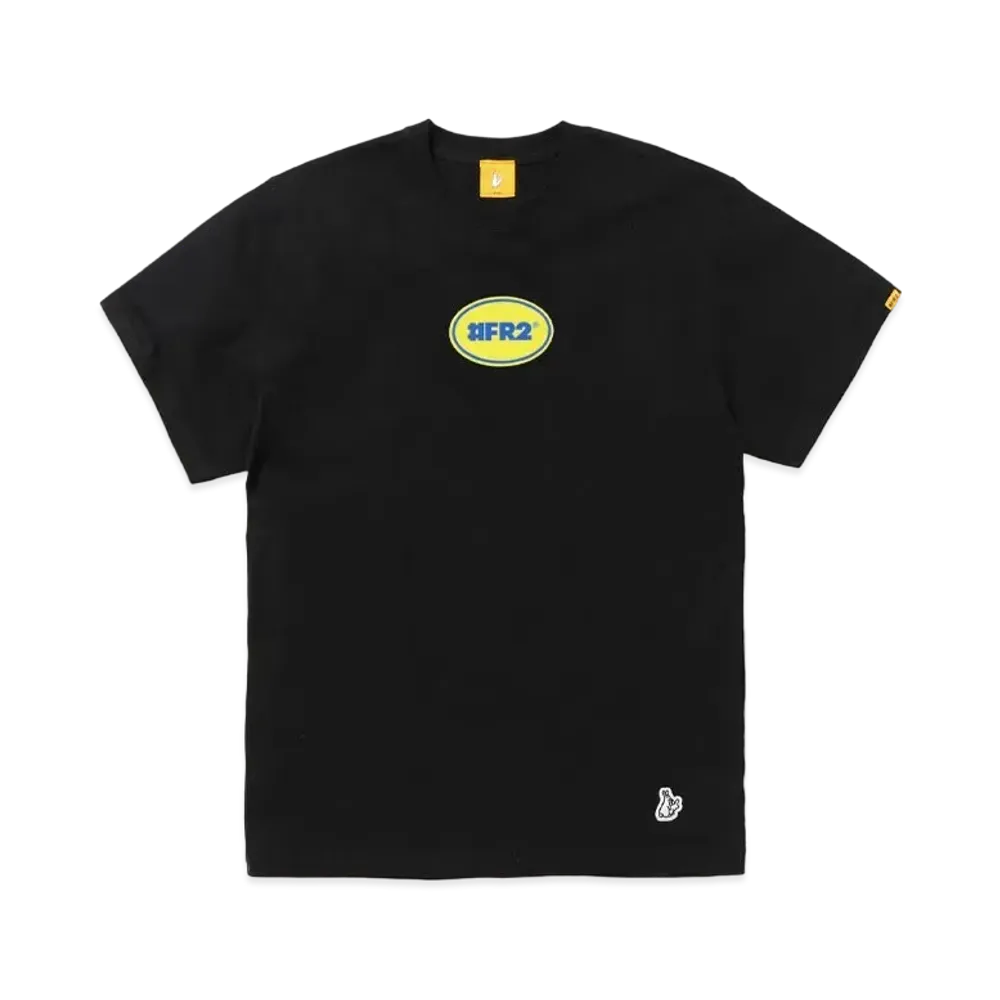FR2 Oval Logo T-shirt "Black"