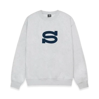 Stussy Letterman Crew "Ash Heather"