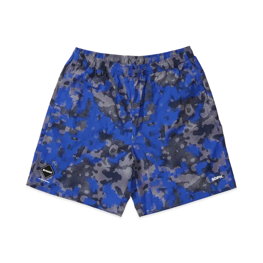 F.C.Real Bristol x FRAGMENT Camouflage Nylon Shorts "A (Pixel Camo)"