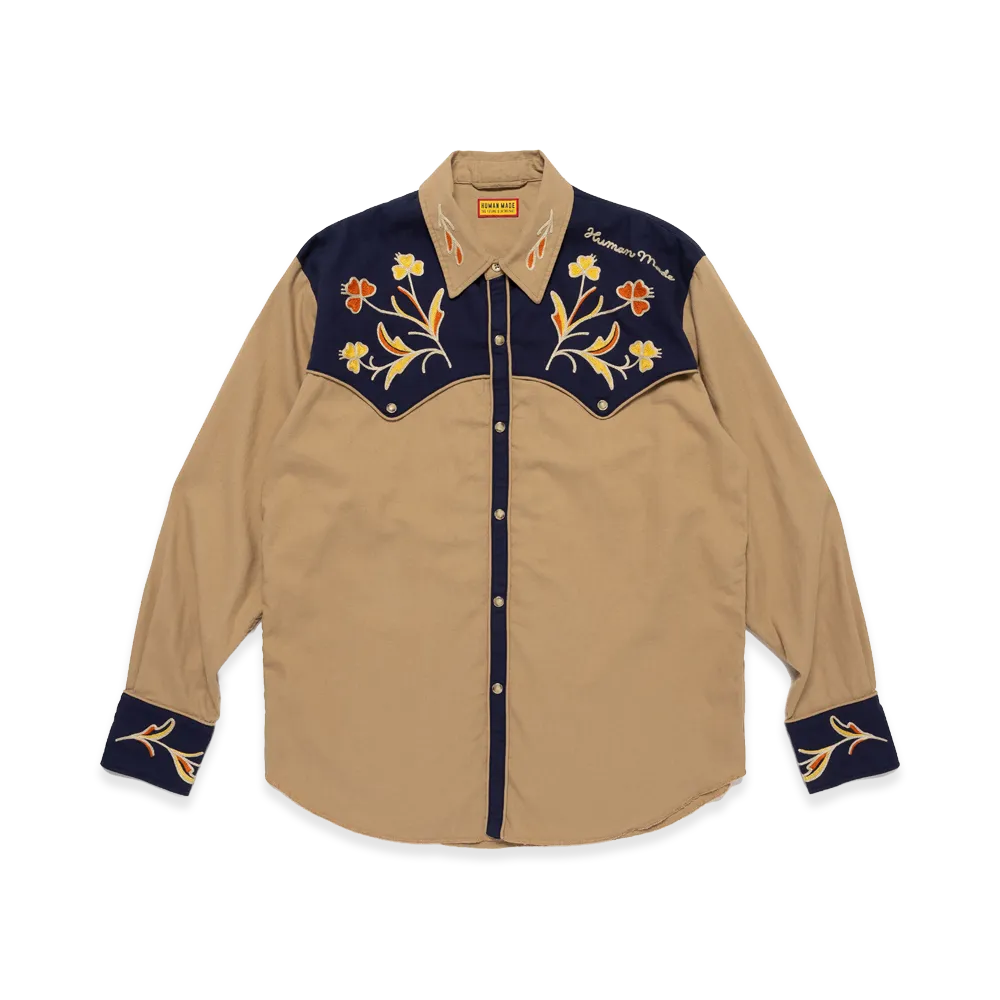 HUMAN MADE Western Shirt "Beige"