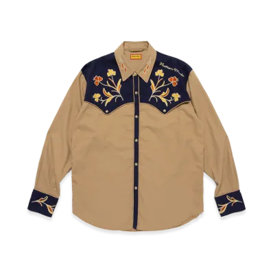 HUMAN MADE Western Shirt "Beige"