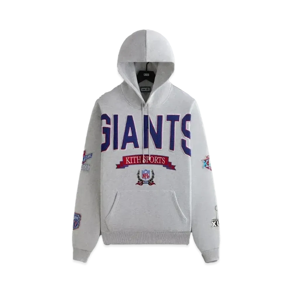 Kith & '47 For The NFL: Giants Nelson Hoodie "Light Heather Grey"