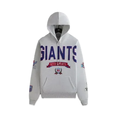 Kith & '47 For The NFL: Giants Nelson Hoodie "Light Heather Grey"