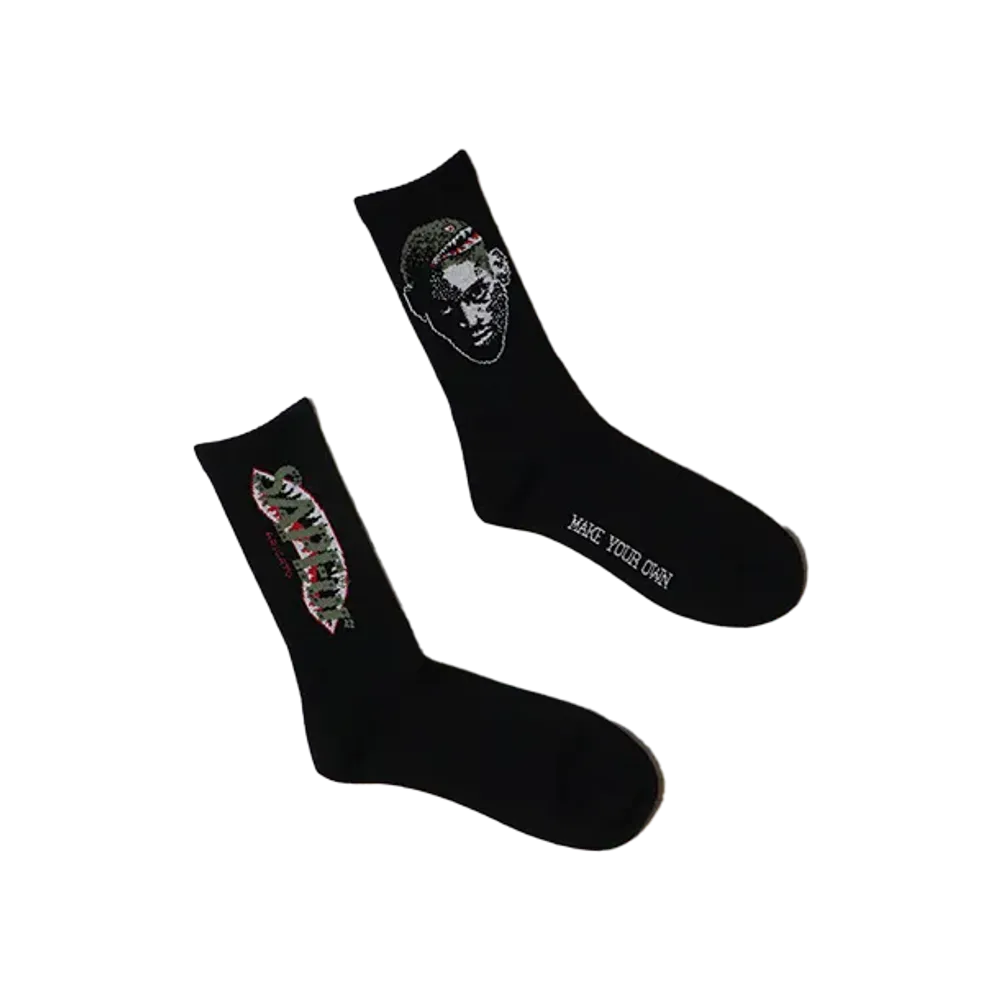SAPEur Shark Mouth Collection Socks "Black"