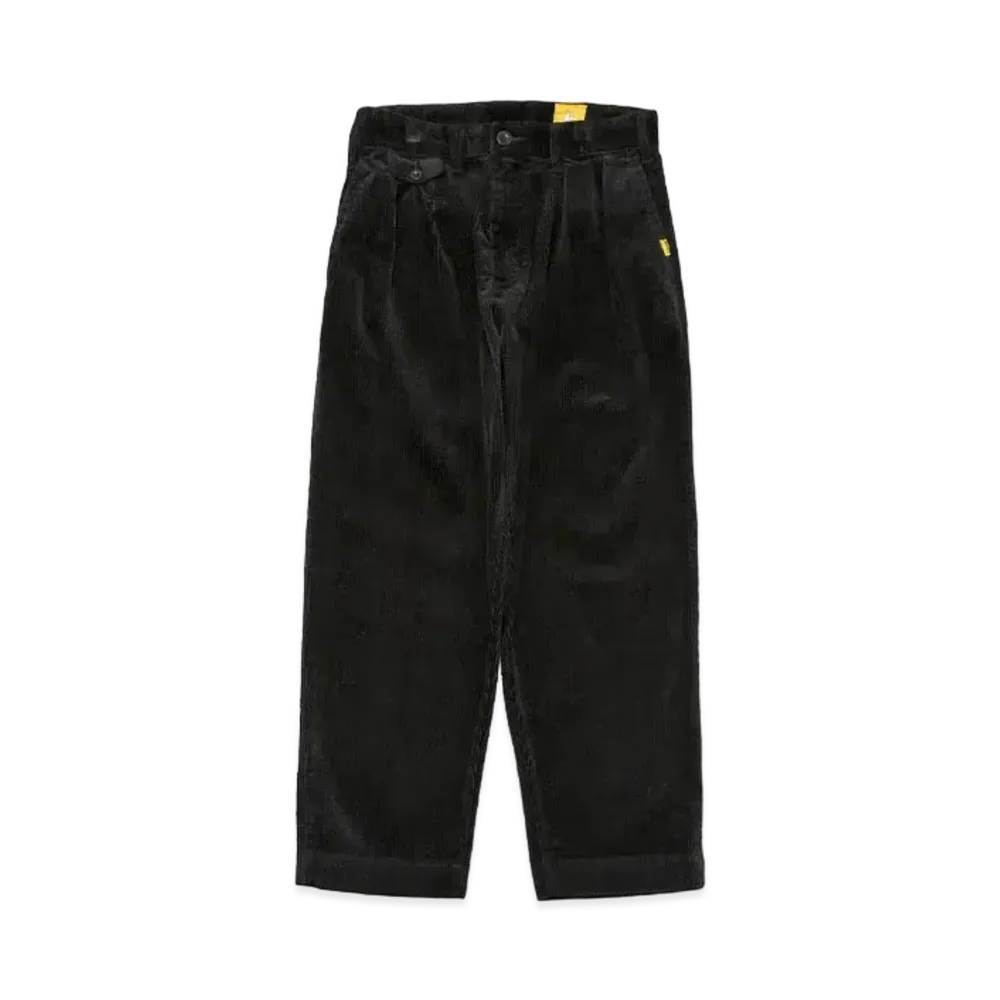 FR2 Brushed Corduroy Wide Pants "Black"
