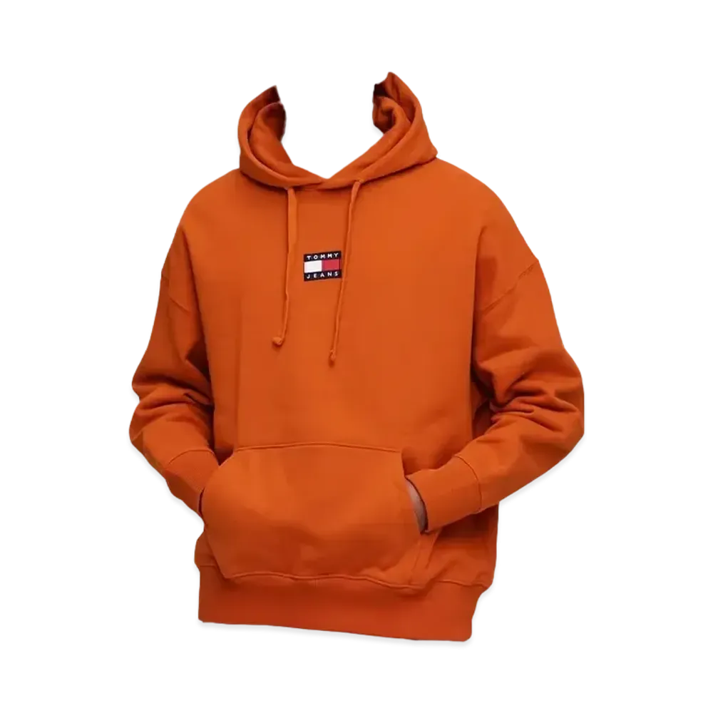 TOMMY HILFIGER TJM Tommy Badge Hoodie "Orange"