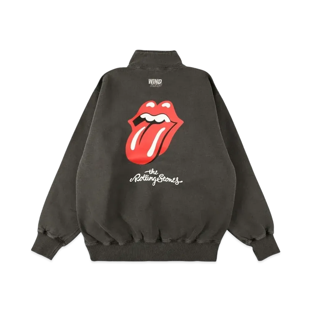 WIND AND SEA x The Rolling Stones x RWC Bear Polo "Black"