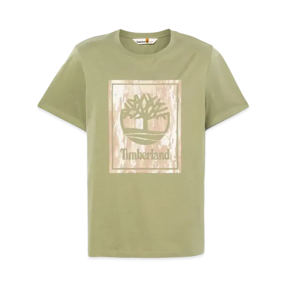 Timberland Men's Short Sleeve Camo Tee "Castle Earth"