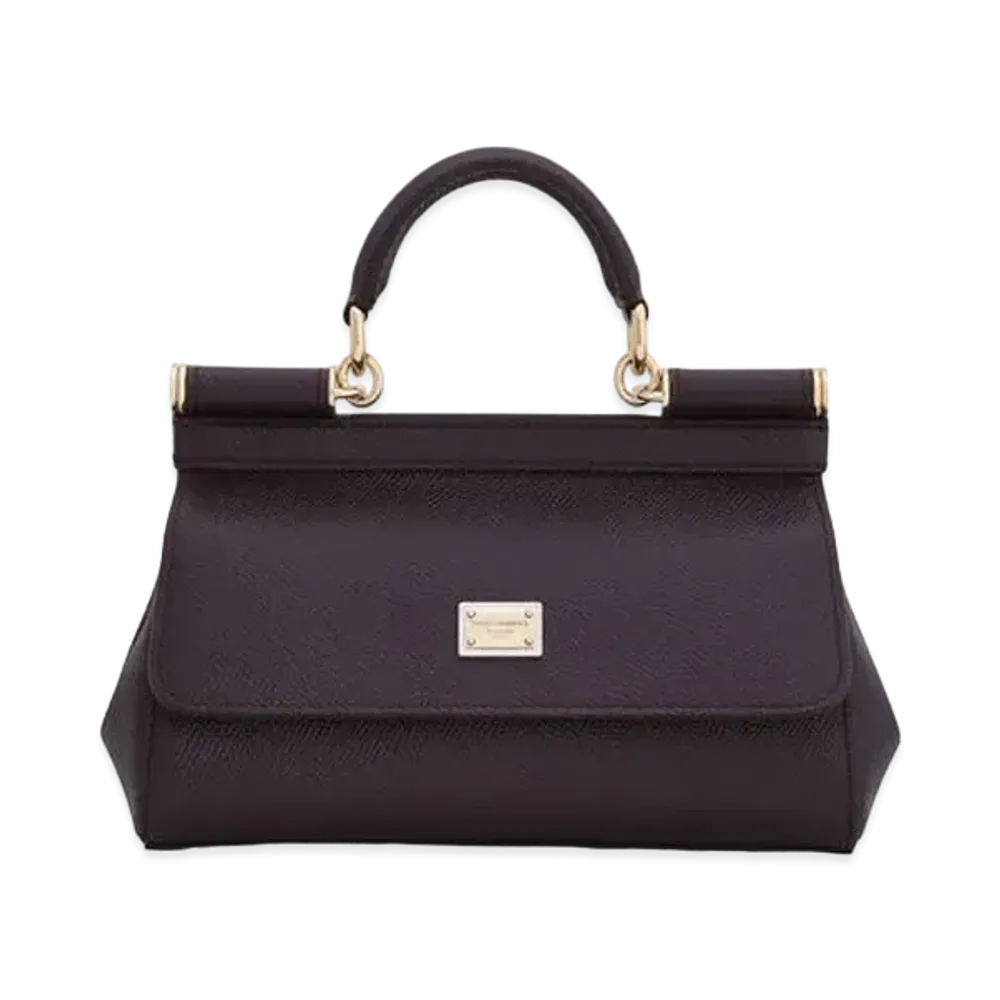 Dolce&Gabbana Sicily Bag Small Dauphine Calfskin "Violet"