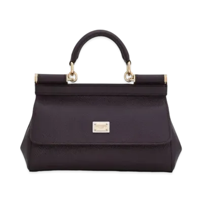 Dolce&Gabbana Sicily Bag Small Dauphine Calfskin "Violet"