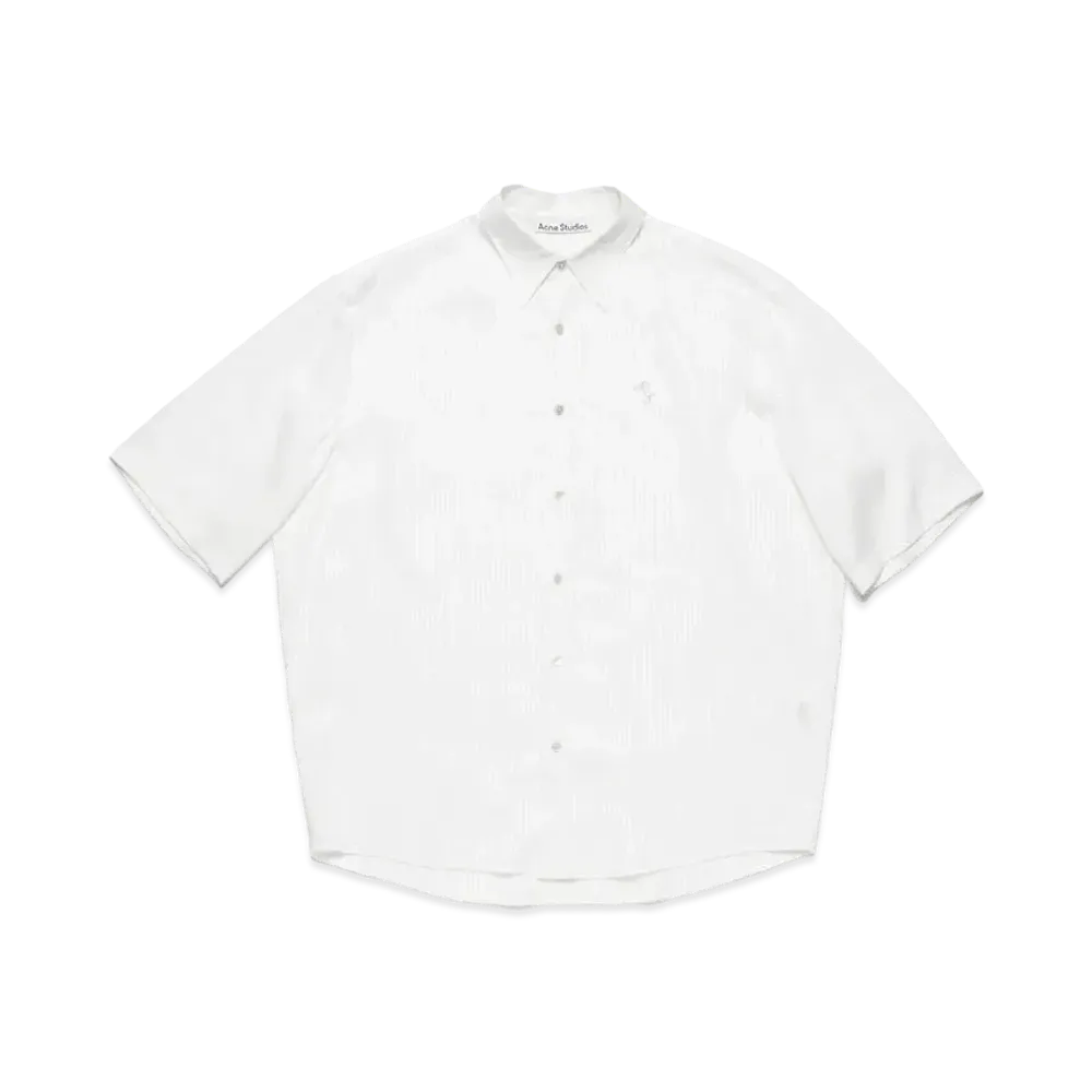 Acne Studios Stripe Button-Up Shirt "White"