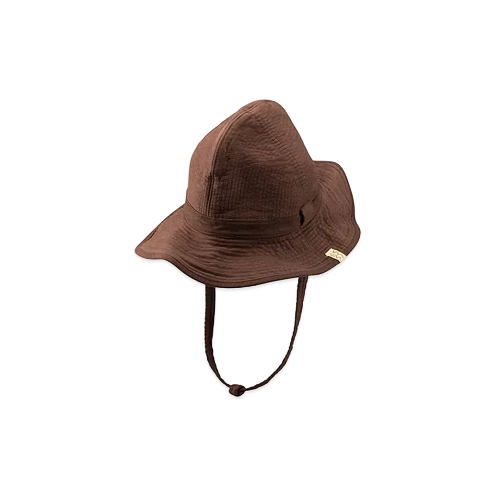 visvim PANAMKA SCOUT HAT (MOLESKIN) "Brown"