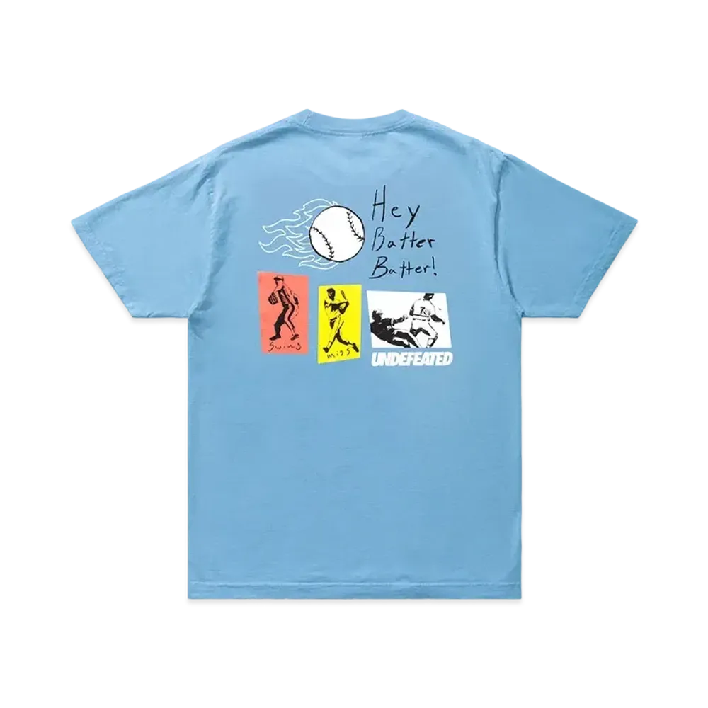 UNDEFEATED HEY BATTER S/S TEE - 80150 "Light Blue"