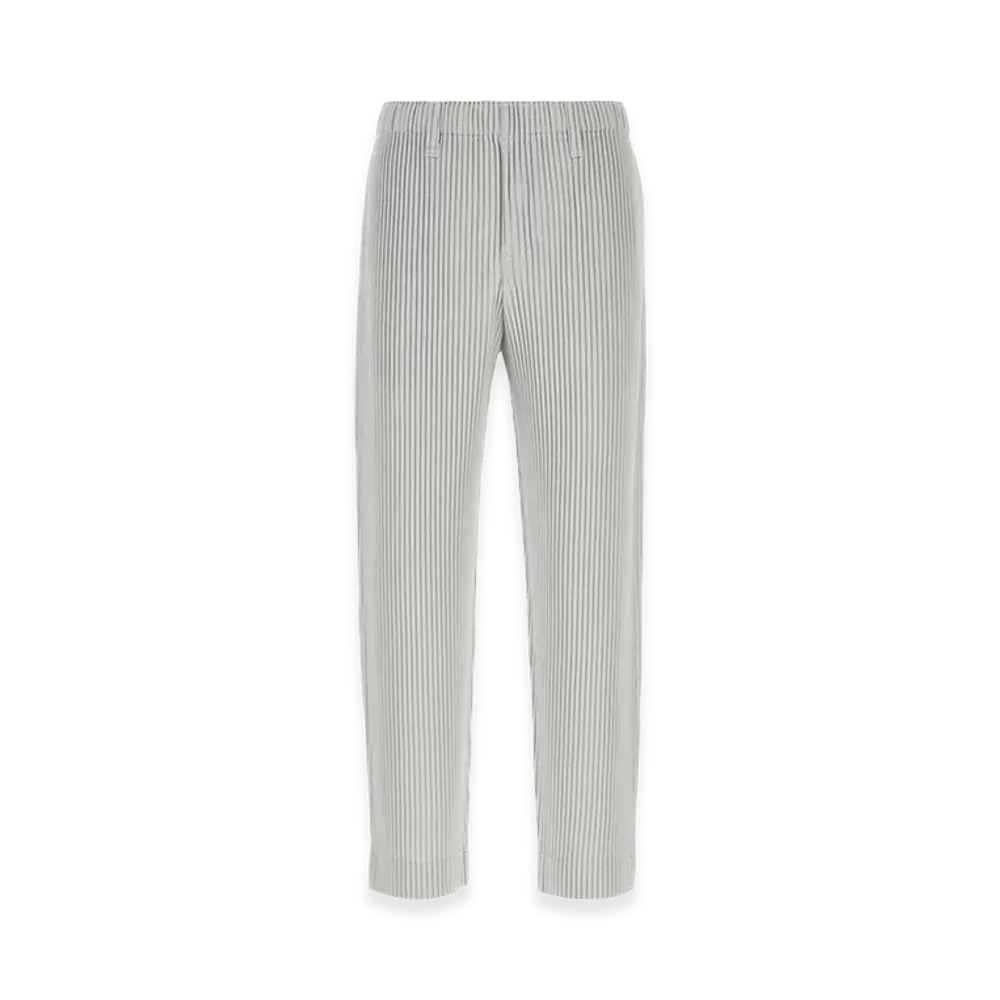 HOMME PLISSE ISSEY MIYAKE Ice Polyester Pant "White"
