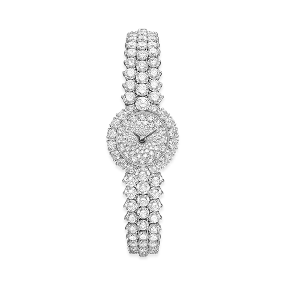 Van Cleef & Arpels High Jewelry a Cheval watch "Platinum/Diamond"