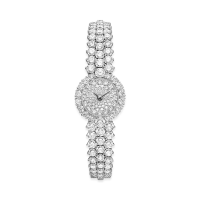 Van Cleef & Arpels High Jewelry a Cheval watch "Platinum/Diamond"