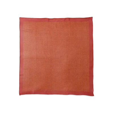 Sasquatchfabrix "Peaceful" Silk Scarf "Red"