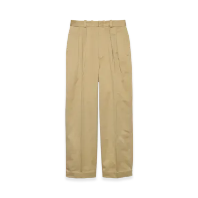 nanamica Double Pleat Chino Pants "Tan"