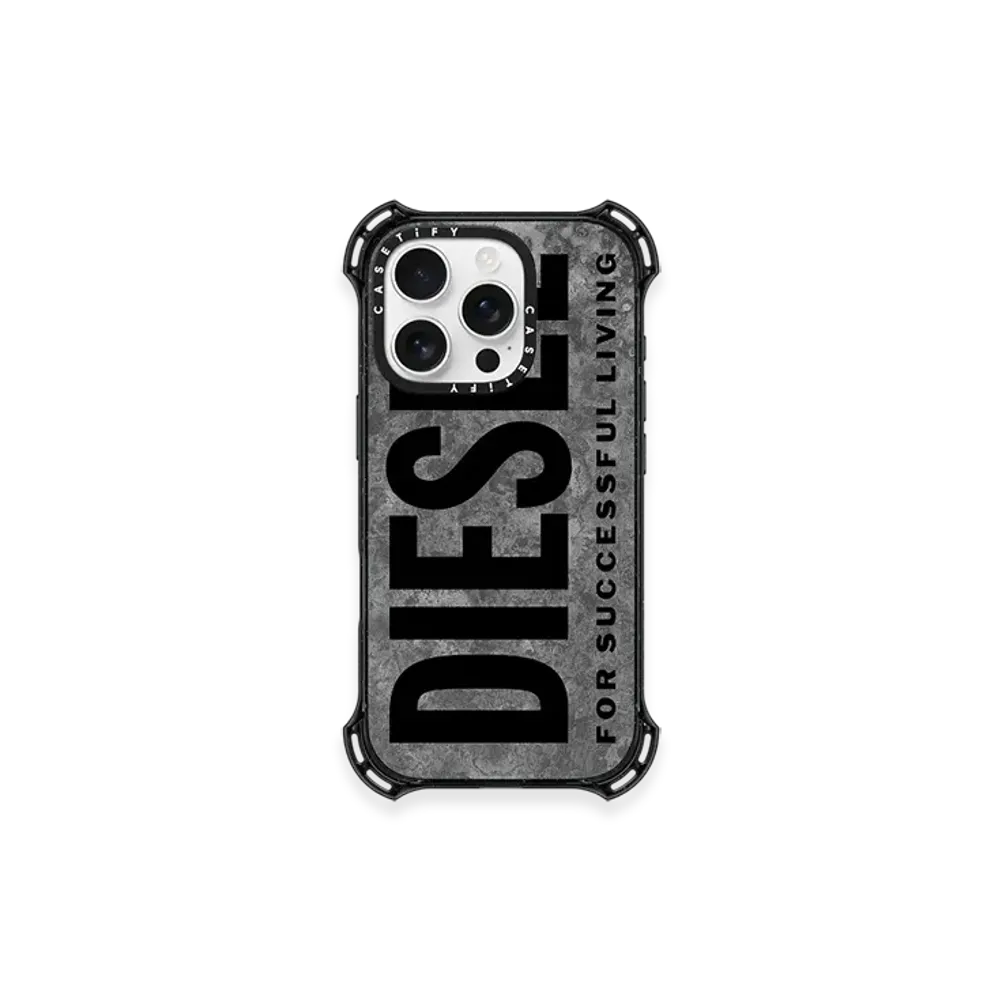Diesel 60302 Casetify Moulded Case Iphone 16 Pro "Gray Black"