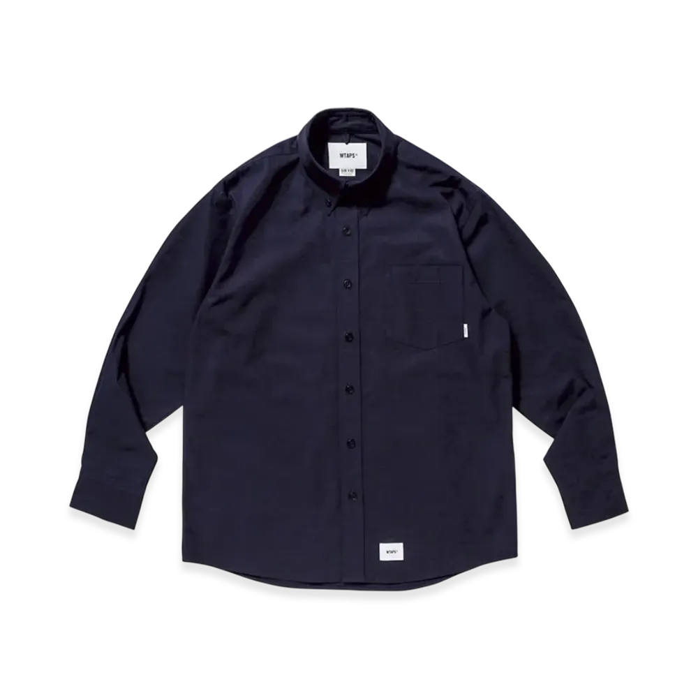 WTAPS BD LS Cotton Ripstop "Navy"