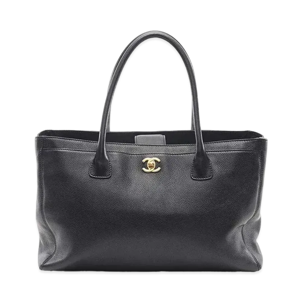 CHANEL Executive Tote Caviar Skin "Black"