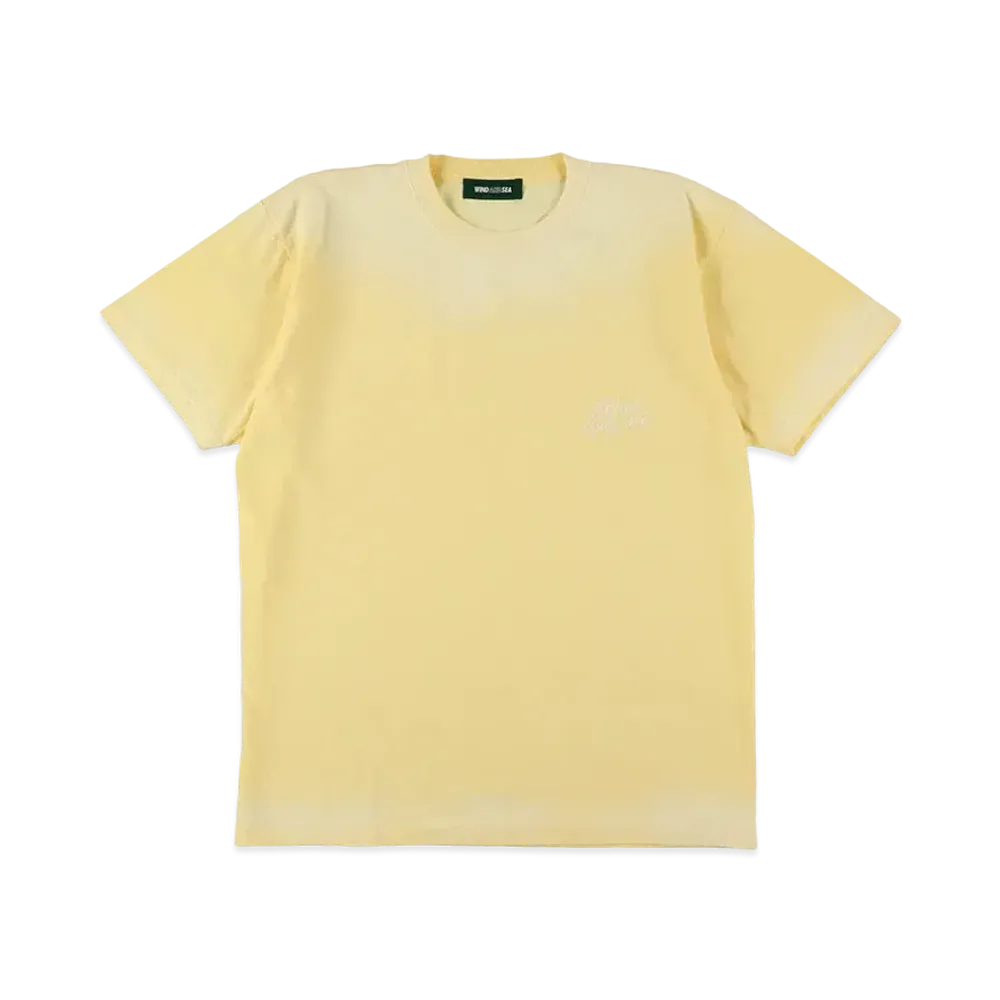 WIND AND SEA Washed Sun Tee "Yellow"
