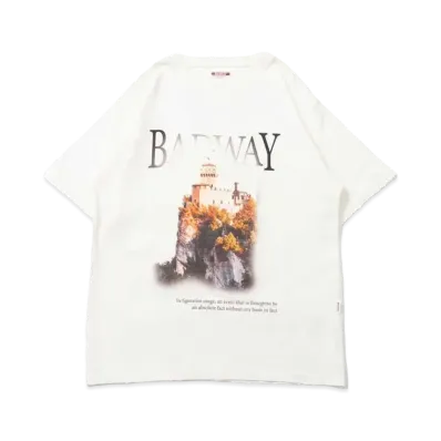 BADWAY Castle Damage pigment TEE "OFF"