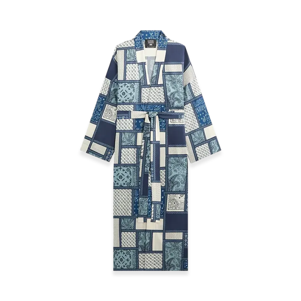 Kith x Giorgio Armani Women's Hammered Silk Kimono "Nocturnal"