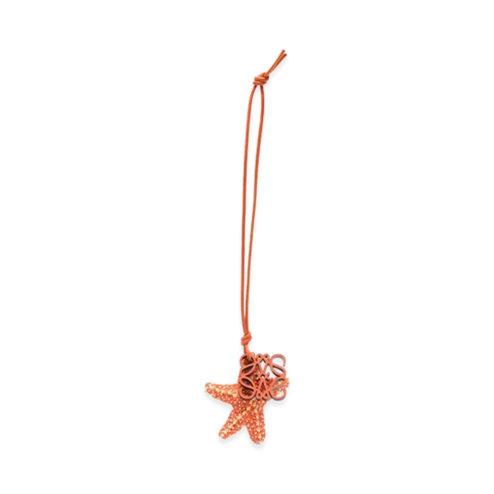 LOEWE Women's Anagram Star charm "Orange"