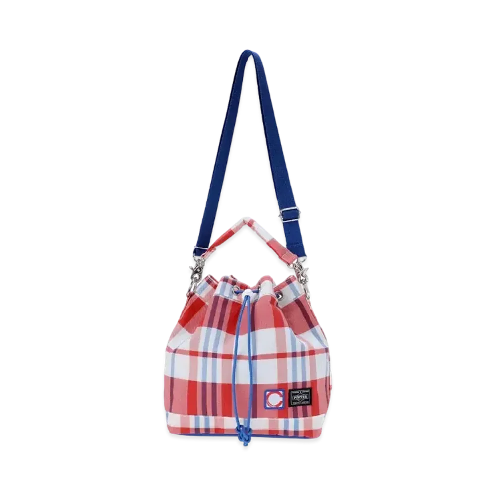 PORTER x CLOT Drawstring Bag "Red"